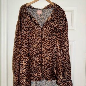 Show Me Your MuMu cheetah print pajamas